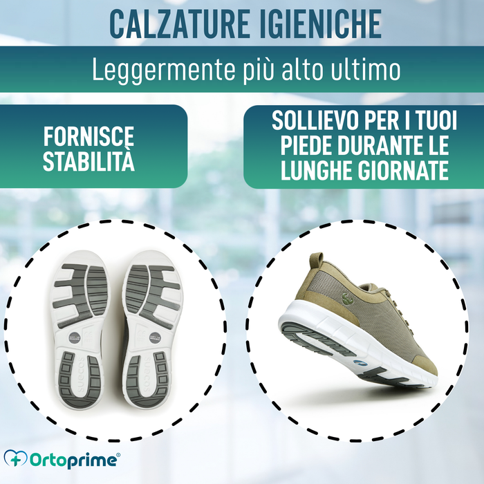 Scarpa Antiscivolo Comfort con Supporto Arco | Unisex