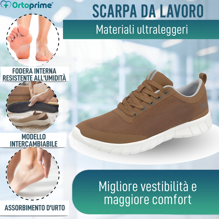 Scarpa Antiscivolo Comfort con Supporto Arco | Unisex