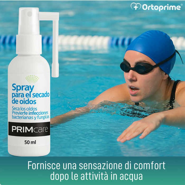 Spray per Asciugare le Orecchie | Soluzione a Tripla Azione