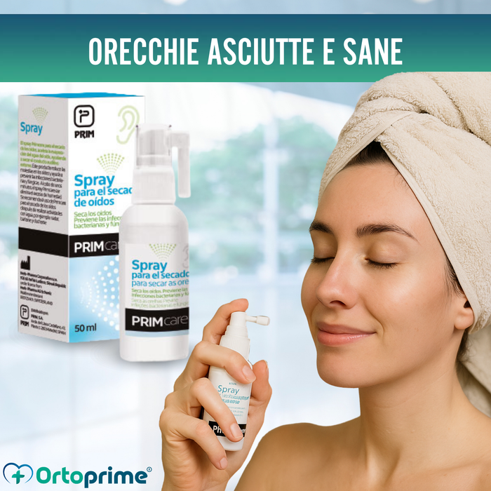 Spray per Asciugare le Orecchie | Soluzione a Tripla Azione