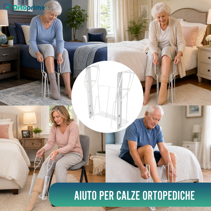 Calzascarpe per Calze a Compressione | Aiuto Pieghevole