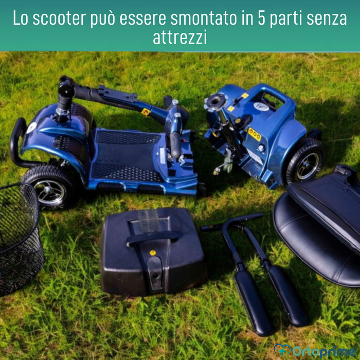 Scooter per Mobilità Ridotta Smontabile | 4 Ruote