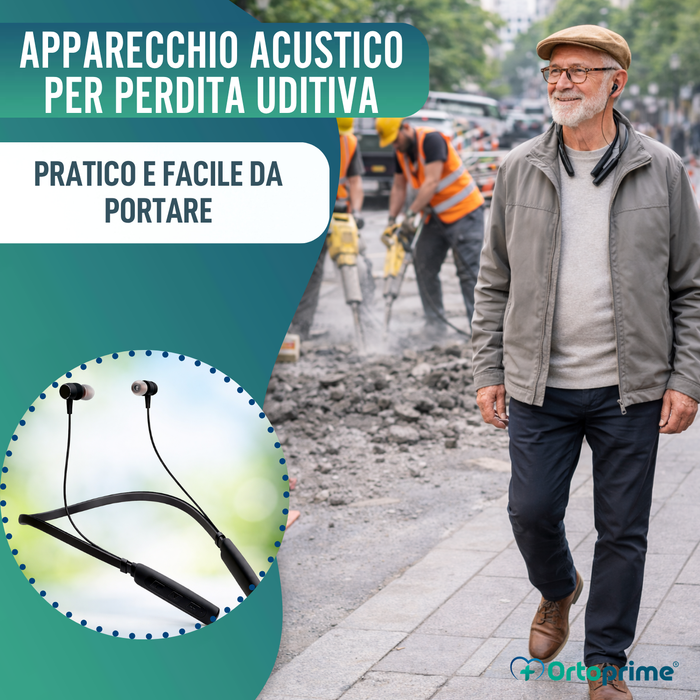 Amplificatore Acustico Ricaricabile con Riduzione Rumore
