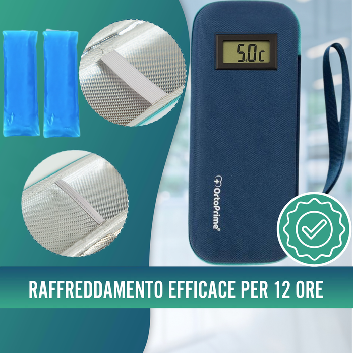 Astuccio per Insulina con Termometro | Frigorifero Diabetici