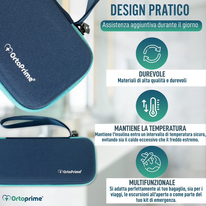 Astuccio per Insulina con Termometro | Frigorifero Diabetici