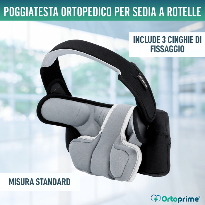 Poggiatesta Regolabile per Sedia a Rotelle | 2 Modelli