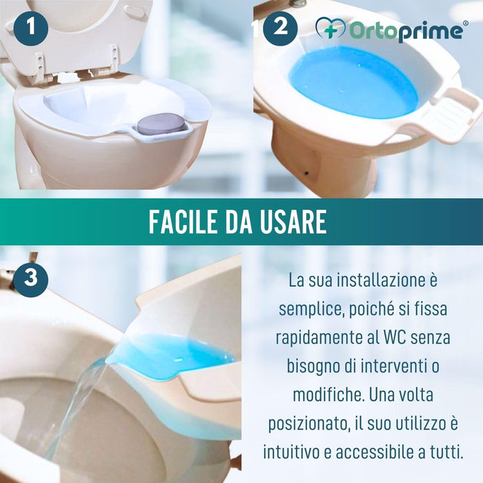 Bidet Adattabile WC Igiene Intima | Portasapone