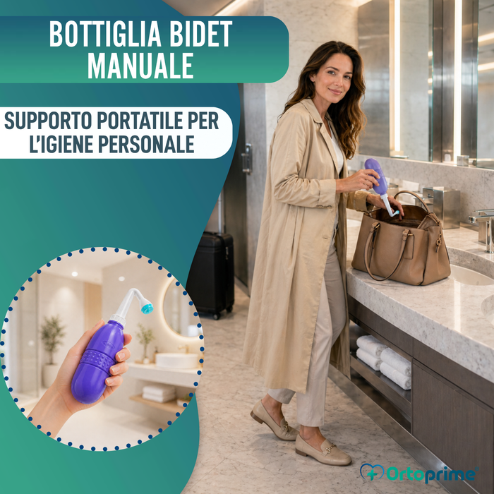 Bidet Portatile per Igiene Intima da Viaggio Unisex | 400 ml