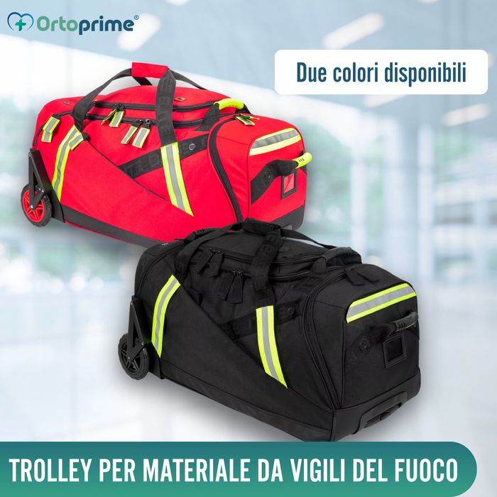 Borsa Trolley Professionale per Vigili del Fuoco con Ruote DPI
