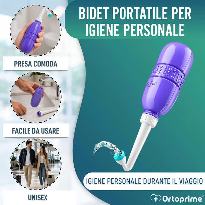 Bidet Portatile per Igiene Intima da Viaggio Unisex | 400 ml