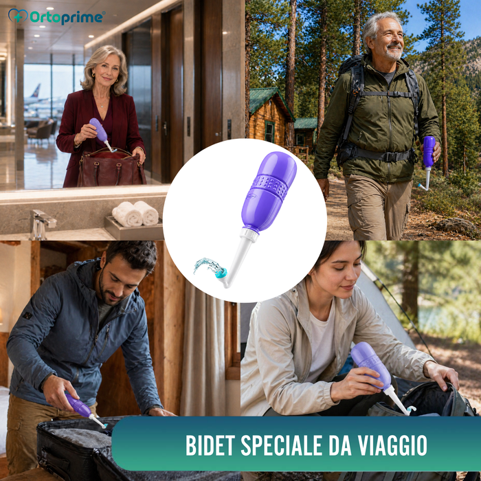 Bidet Portatile per Igiene Intima da Viaggio Unisex | 400 ml