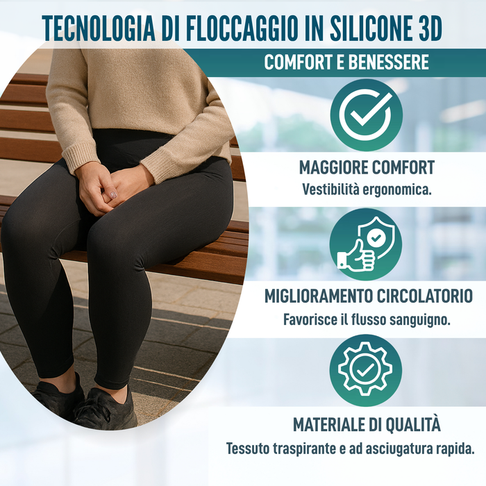 Leggings Move One di Compressione | Calze Drenaggio Linfatico