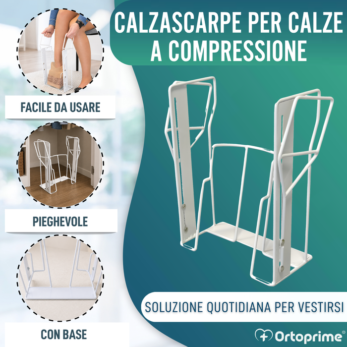 Calzascarpe per Calze a Compressione | Aiuto Pieghevole