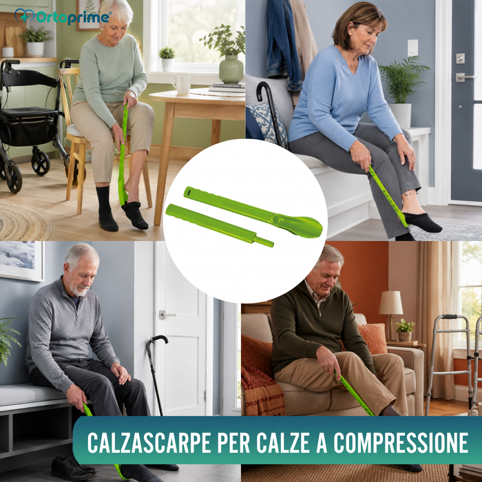 Calzascarpe per Calze e Calze a Compressione