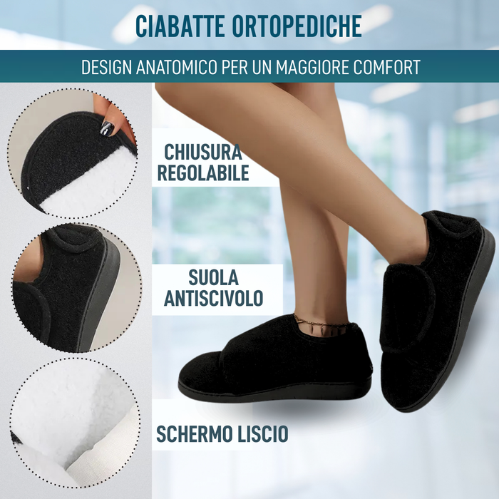 Scarpe per Piedi Larghi Unisex | Calzature Larghe Fodera in Pile