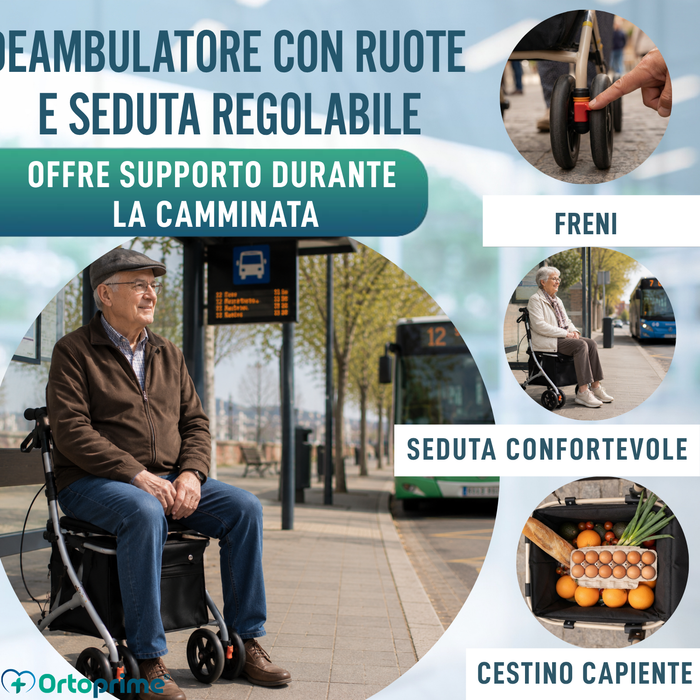 Carrello della spesa con sedile | Aiuto nella vita quotidiana