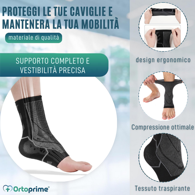 Cavigliera sportiva tutore distorsione traspirante. Cavigliera ortopedica per danni ai legamenti, tendini di Achille e artrite. Stabilizzatore della caviglia per alleviare la fascite plantare (L Cavigliera sportiva tutore distorsione traspirante. Cavigliera ortopedica per danni ai legamenti, tendini di Achille e artrite. Stabilizzatore della caviglia per alleviare la fascite plantare (L