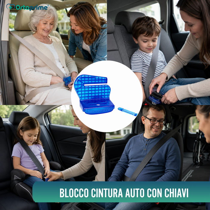 Blocco Cintura di Sicurezza con Chiavi di Sblocco