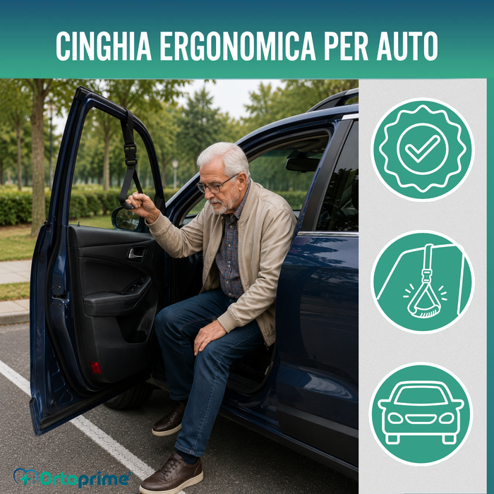 Cinghia per Uscire dall’Auto con Manico Ergonomico