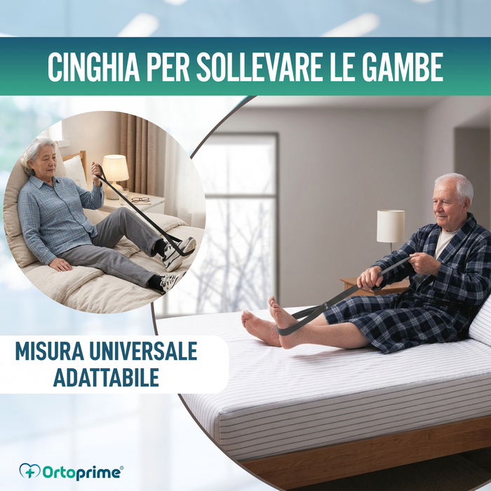 Cinghia Solleva Gambe con Anello Rigido per Mobilità
