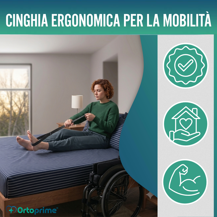 Cinghia Solleva Gambe con Anello Rigido per Mobilità
