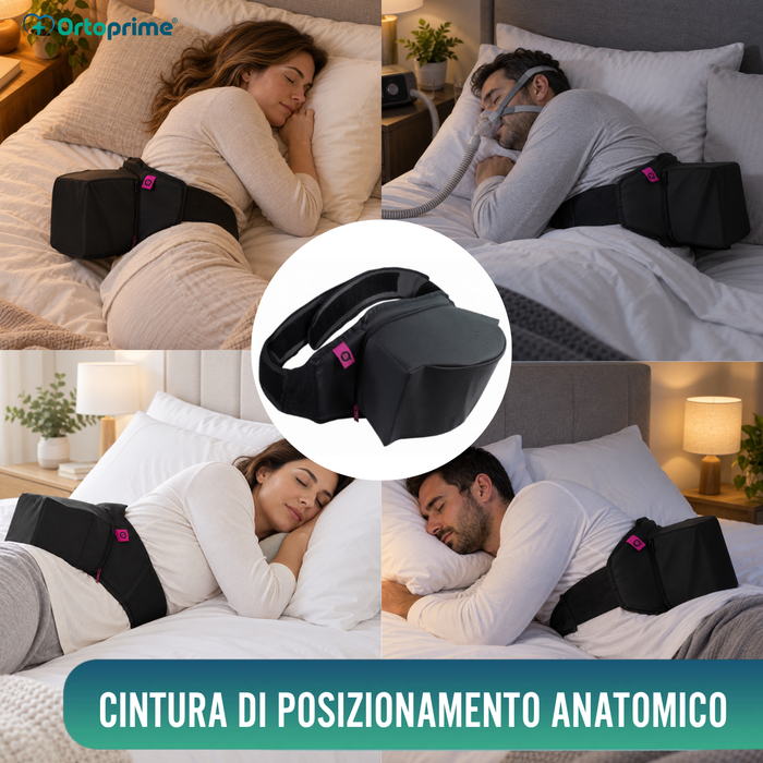 Cintura con Cuscino Posizionatore Laterale | Apnea del Sonno