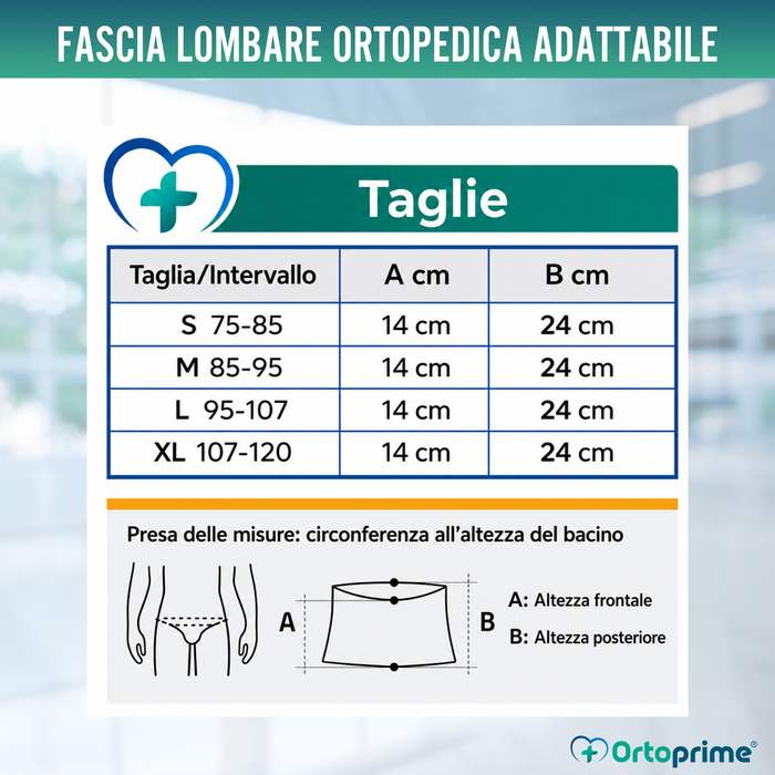 Fascia Lombosacrale da Lavoro | Ortesi Regolabile