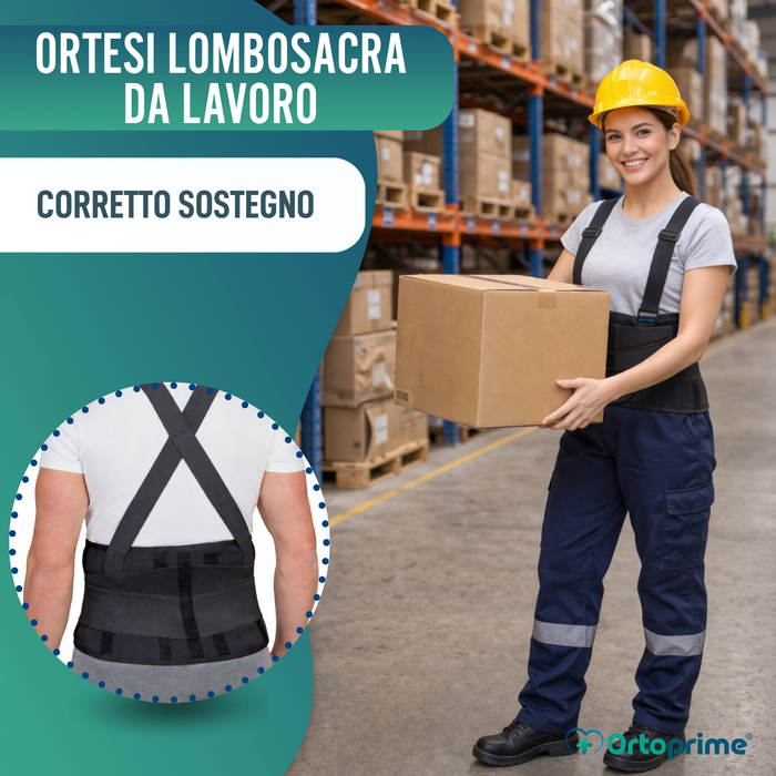 Fascia Lombosacrale da Lavoro | Ortesi Regolabile