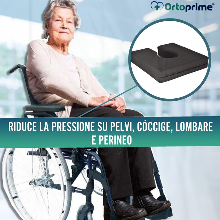 Bedridden - Cuscino Gonfiabile Antidecubito Per Sedia A Rotelle Con Sc - Foto 7