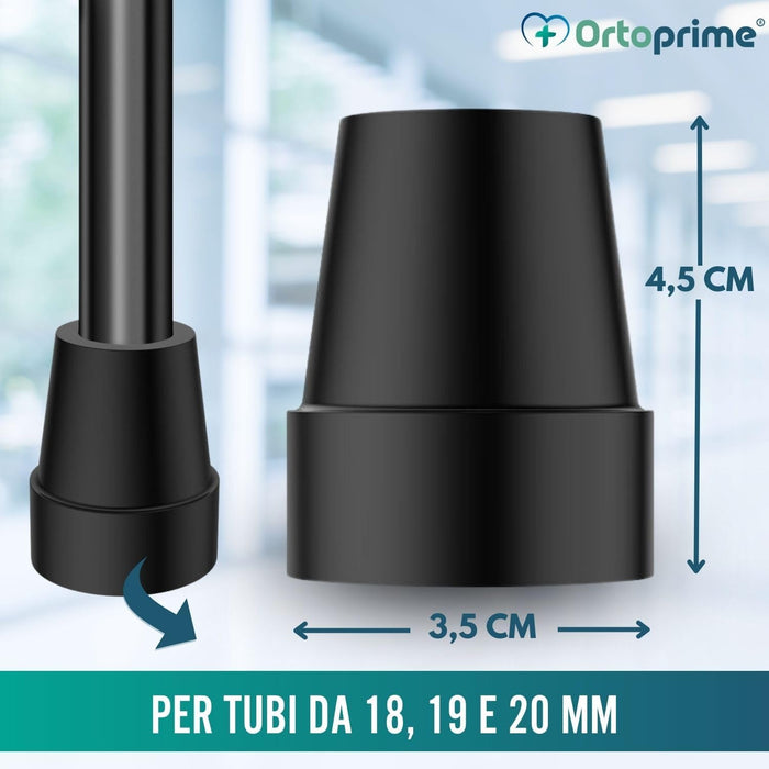 Punte per Bastoni Antiscivolo e Adattabili | 2 pz