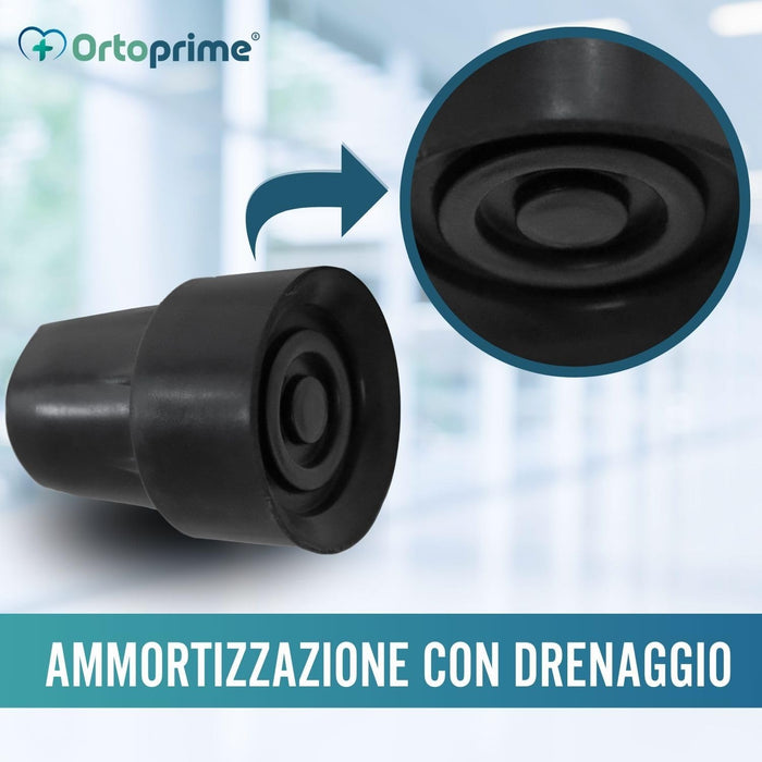 Punte per Bastoni Antiscivolo e Adattabili | 2 pz