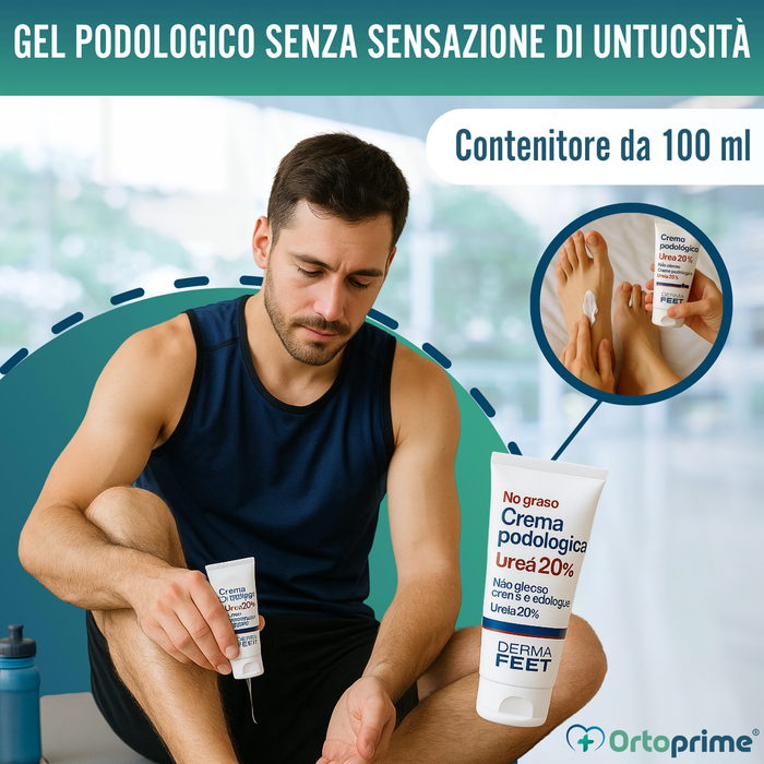 Crema Riparatrice per Piedi Secchi | Urea 20% Concentrata
