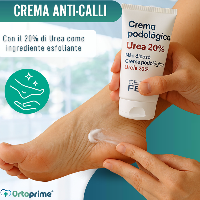 Crema Riparatrice per Piedi Secchi | Urea 20% Concentrata