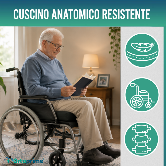 Cuscino Antidecubito Scanalato Anatomico