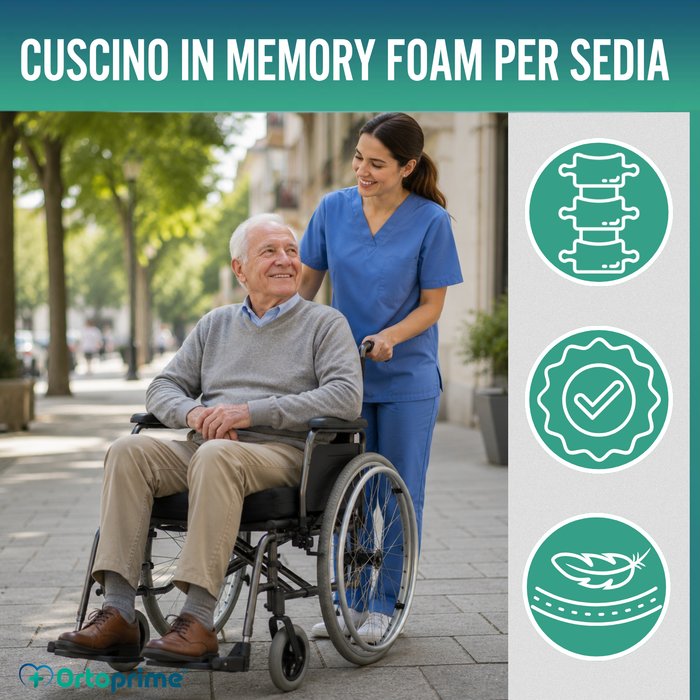Cuscino Antidecubito Viscoelastico 80kg/m3