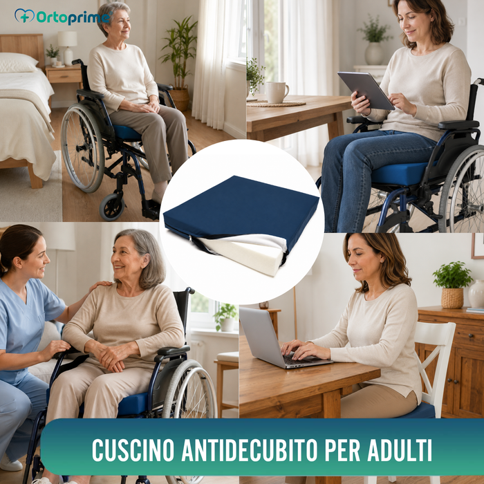 Cuscino Antidecubito in Memory Foam 50kg/m3