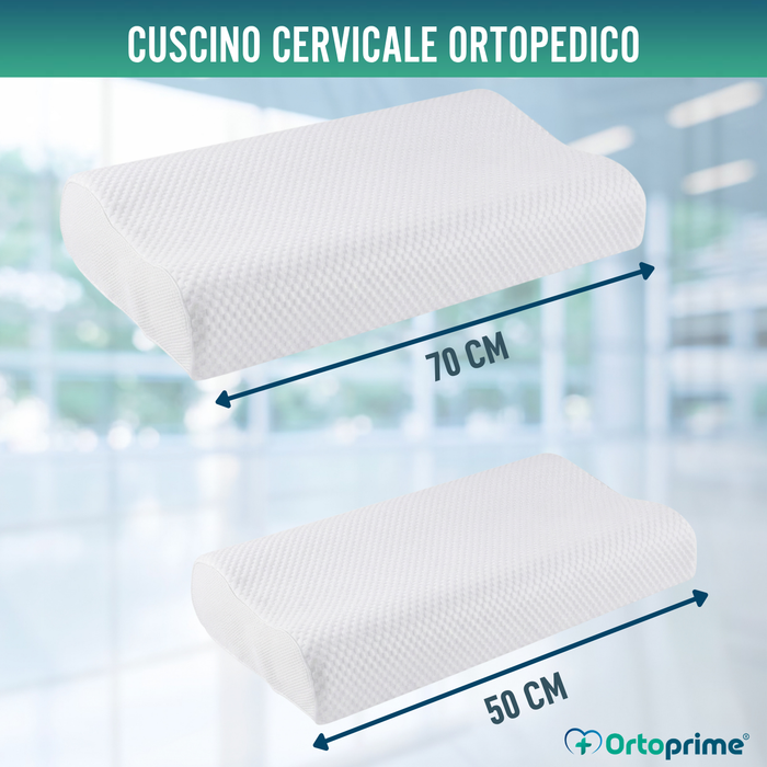 Cuscino Cervicale in Memory Foam | Supporto Efficace