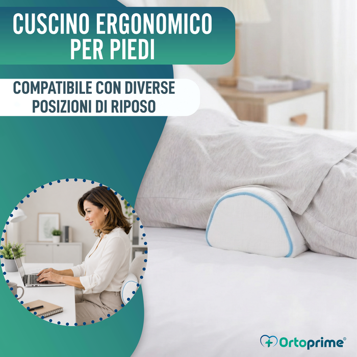 Cuscino Ergonomico Versatile | Cervicale, Ginocchia e Piedi