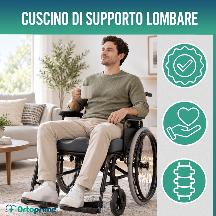 Cuscino Ortopedico Antiscivolo per Coccige | Ergonomico