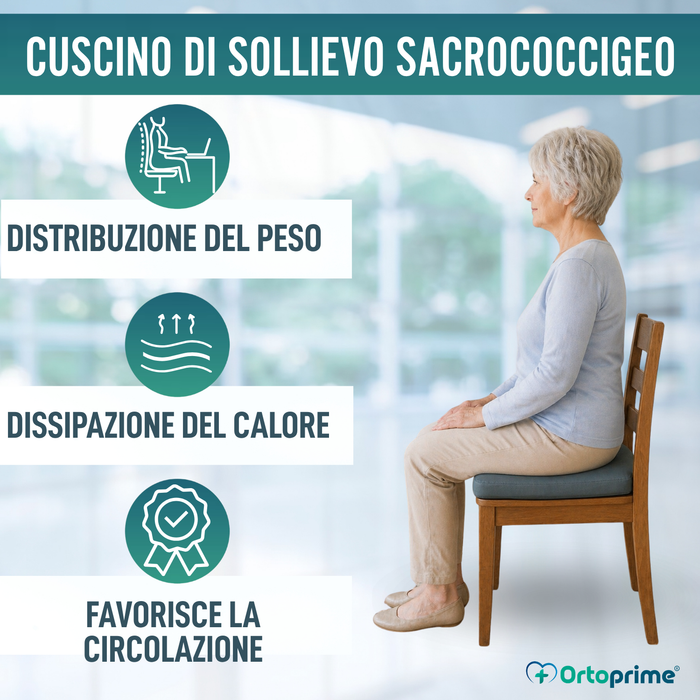 Cuscino Antidecubito Visco Gel Quadrato 85 kg/m3 | Impermeabile