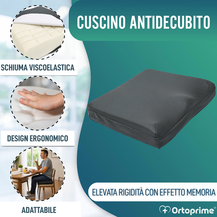 Cuscino Antidecubito Viscoelastico 80kg/m3