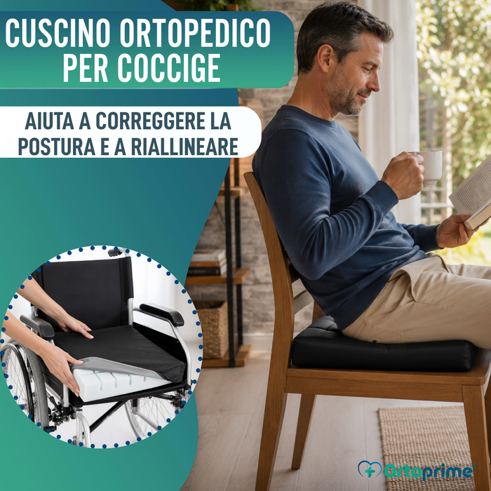 Cuscino Antidecubito Scanalato Anatomico
