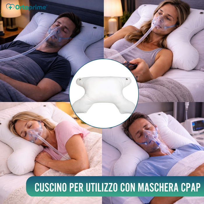 Cuscino Ortopedico CPAP per Maschera Respiratoria