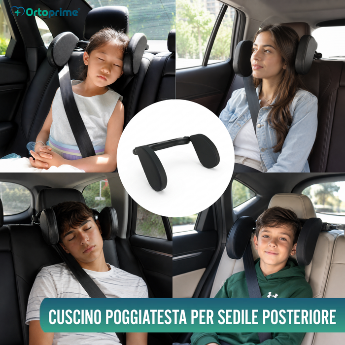Poggiatesta Auto per Sedile Posteriore | Ribaltabile