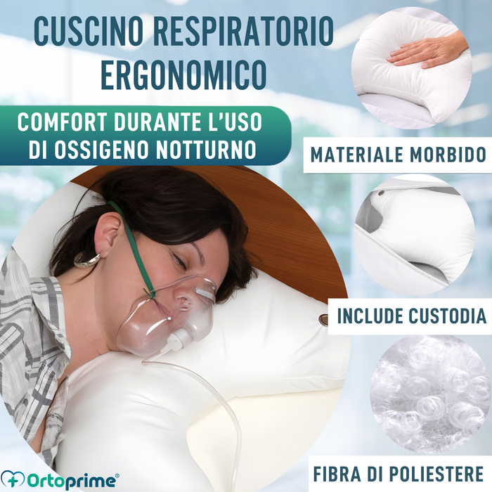 Cuscino Ortopedico CPAP per Maschera Respiratoria