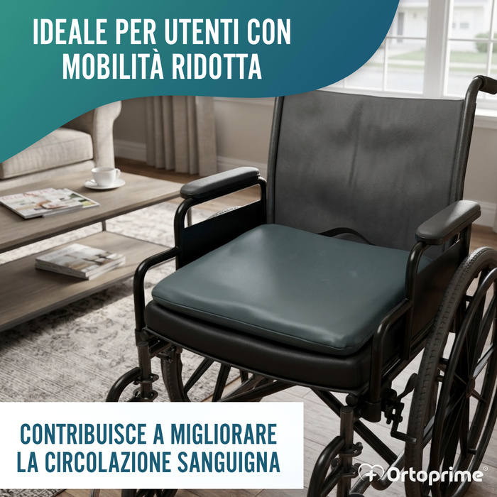 Cuscino Antidecubito Visco Gel per Sedia a Rotelle 85 kg/m3