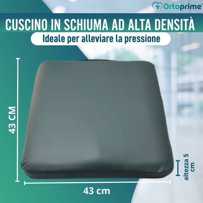 Cuscino Antidecubito Visco Gel Quadrato 85 kg/m3 | Impermeabile