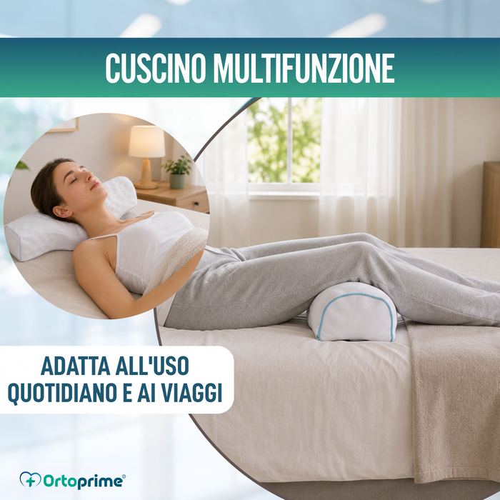 Cuscino Ergonomico Versatile | Cervicale, Ginocchia e Piedi