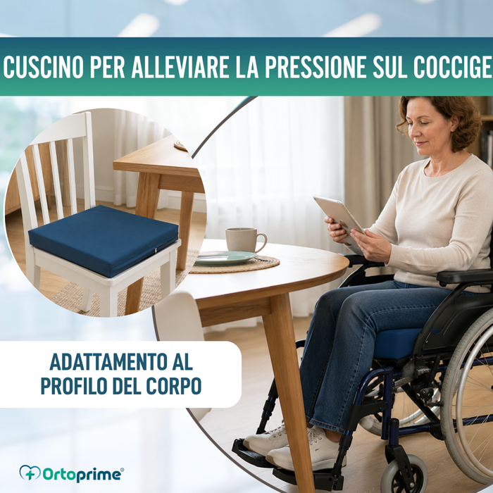 Cuscino Antidecubito in Memory Foam 50kg/m3
