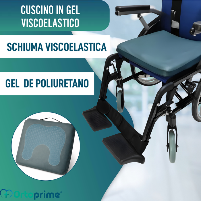 Cuscino Antidecubito Visco Gel a Ferro di Cavallo 85 kg/m3